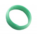 Pierres-Santé - Bracelet jonc plastique stylisé - couleur vert émeraude 1960
